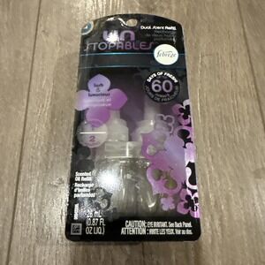 FEBREZE UNSTOPABLES dual Scented Oil Plug Refills Lush &‎ Luxurious RARE